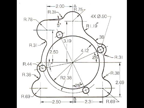Inventor Tutorial with 2D Sketches – Advanced part 6