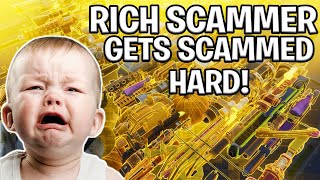 ANGRY Rich Kid Scams Himself! (Scammer Gets Scammed) Fortnite Save The World