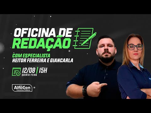 Oficina de Redação com Especialista - Alfacon
