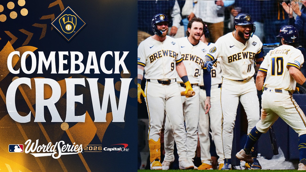 EVERY RUN in the Brewers’ World Series Game 2 COMEBACK WIN! | MLB Highlights