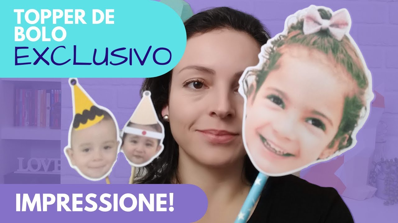 Watch Now TOPPER DE BOLO COM FOTO DA PESSOA | COMO FAZER TOPPER DE BOLO COM FOTO DA PESSOA | COMO FAZER