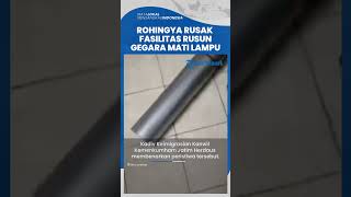 Penghuni Rusun di Sidoarjo Menampung Pengungsi Rohingya, Nekat Merusak Fasilitas Gegara Mati Lampu