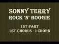 Sonny Terry Rock 'n' Boogie - 1st part - 1st chorus I Chord - Blues Harp - Intermediate level