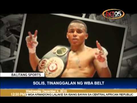 WBA Takes Back Solis' Belt