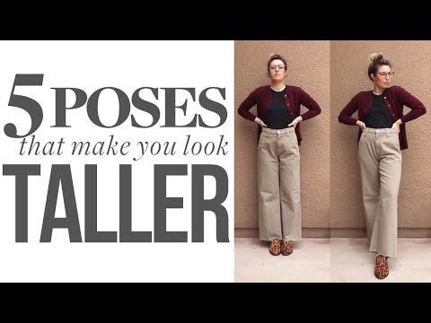 5 poses to give smol people *tall energy*