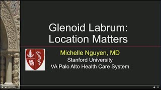 Stanford Radiology: Glenoid Labrum: Location matters by Michelle Nguyen, MD