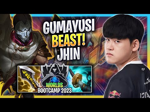 GUMAYUSI IS A BEAST WITH JHIN! - T1 Gumayusi Plays Jhin ADC vs Sivir! | Bootcamp 2023