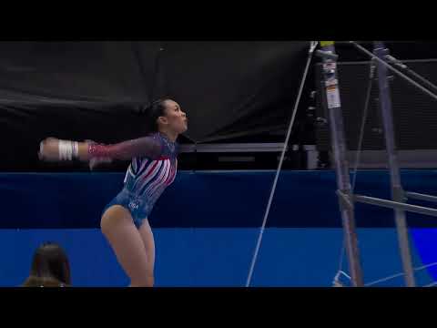 Suni Lee's uneven bars from night 1 | U.S. Olympic Gymnastics Trials
