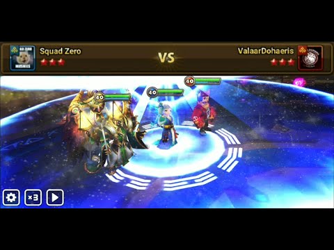 EU SIEGE BATTLE TOURNAMENT ROUND 3: Squad Zero vs ValaarDohaeris (Summoners War)