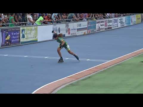 200m Final Lyssan VanSteenkiste Louka Leemans - KNSB Inline-cup 2020 Heerde