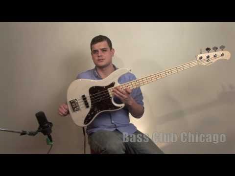 Bass Club Chicago Demos - Sadowsky Metro MV4 Will Lee Trans White