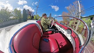 1954 Corvette Cold Start and Test Drive