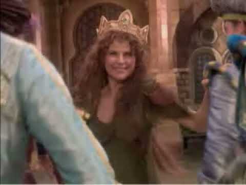 Trailer montage — a madcap dance, a scheming queen, and a triumphant princess