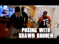 Guy Cisternino Posing with Shawn Rhoden • 2020 Olympia