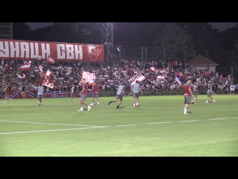 (KURIR TV NA LICU MESTA) DELIJE NA TRENINGU ZVEZDE! Spektakl na pomoćnom terenu stadiona Rajko Mitić