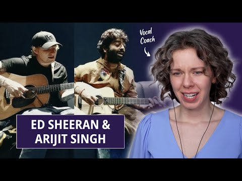 Literally a "Perfect" duet! Vocal Coach Reacts to Ed Sheeran and Arijit Singh Backstage Rehearsal