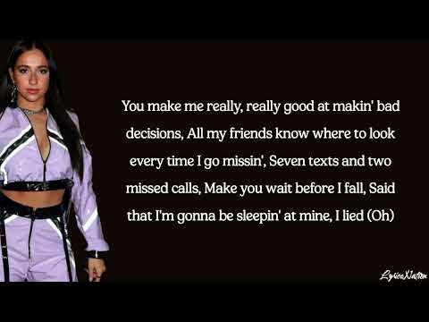 Tate McRae - uh oh (lyrics)