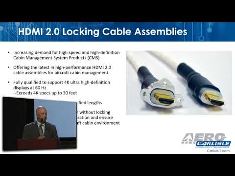 Aero-TV: Carlisle Interconnect Technologies - AEA 2021 New Product Introduction
