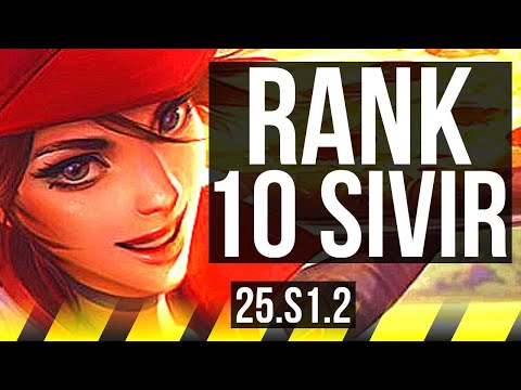 SIVIR & Tahm Kench vs EZREAL & Pyke (ADC) | Rank 10 Sivir, 6/4/14 | BR Grandmaster | 25.S1.2
