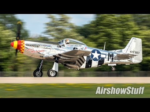 Oshkosh Warbird Arrivals/Departures (Weds Part 1) - EAA AirVenture Oshkosh 2018
