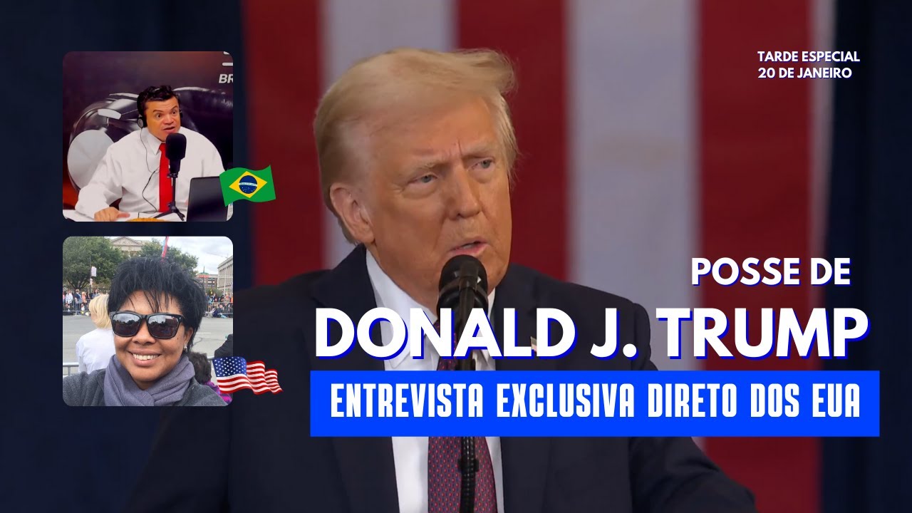POSSE DE DONALD J TRUMP | ENTREVISTA EXCLUSIVA DOS EUA