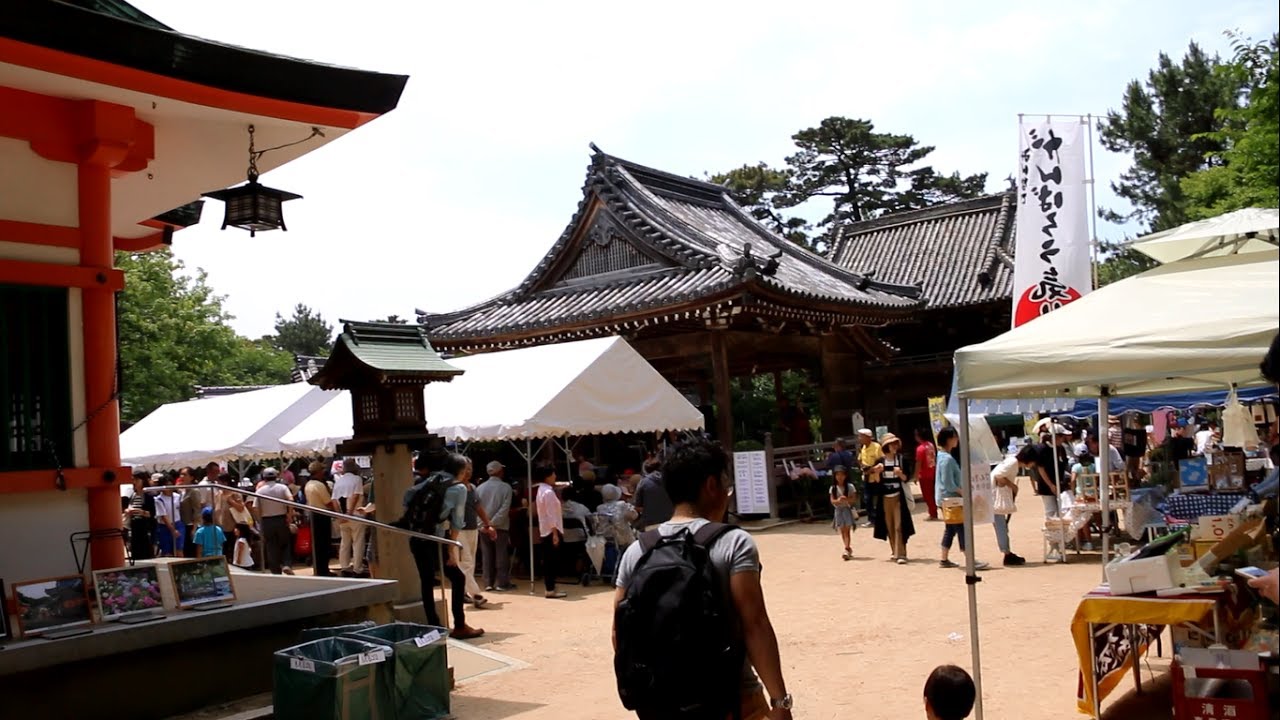 住吉神社（魚住町中尾）のあじさいまつり　Youtube動画