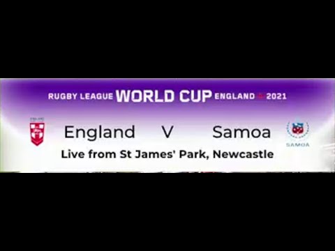 RLWC 2021..Game 1..Pool A..England v Samoa