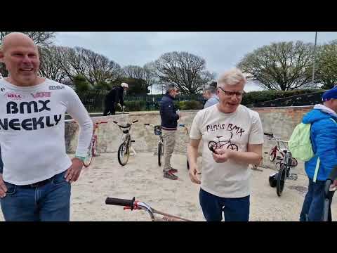 Old School BMX Bike Show Walk Around - Alans BMX x We Were Rad at Southsea Skatepark