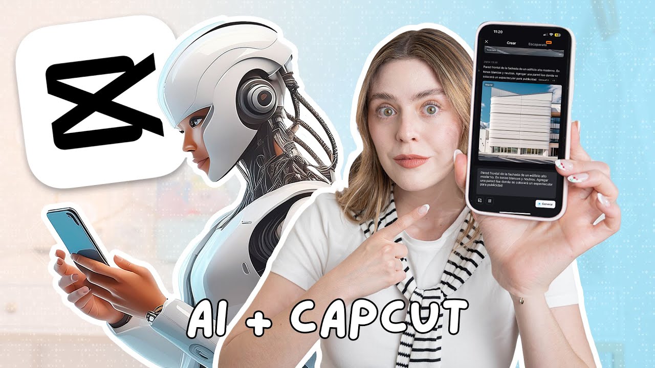 8 HERRAMIENTAS para editar en CAPCUT con INTELIGENCIA ARTIFICIAL 📲🤖 (Stickers, texto a imagen y más)