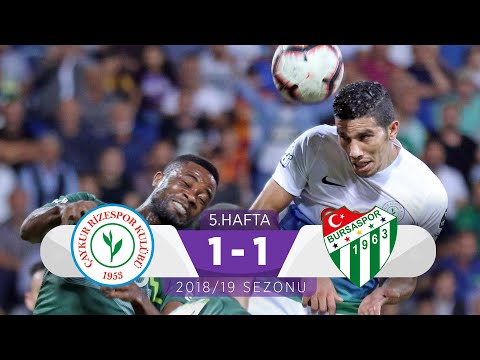 Çaykur Rizespor (1-1) Bursaspor | 5. Hafta - 2018/19