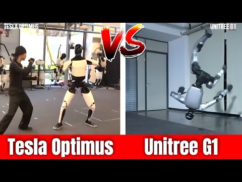Tesla Optimus vs Unitree G1: The Kung Fu Skills You Need To See