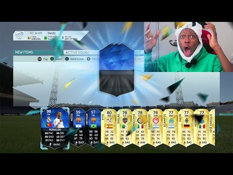 OMG TOTY RONALDO,TOTY MESSI & TOTY NEYMAR PACK OPENING WITH TOTY IN A PACK - FIFA 16