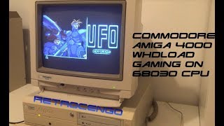 Commodore Amiga 4000 Test and Gaming on 68030 CPU