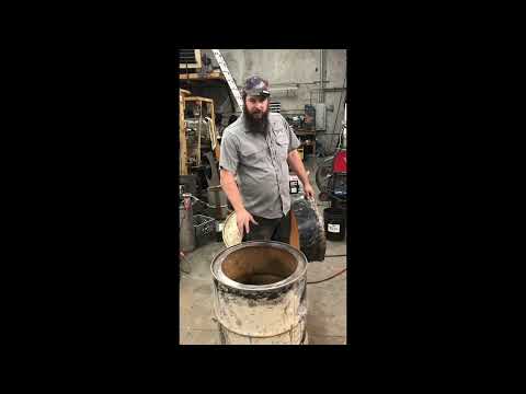 V10 Dodge Gasifier Hopper Construction