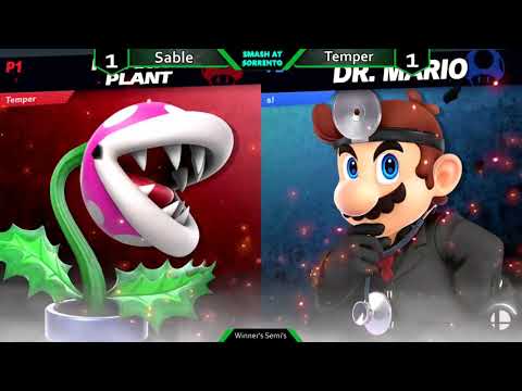 Smash at Sorrento #3 - Sable (Doc, Mac, DK) Temper (Plant, Bowser) - Top 8 Winners Semis