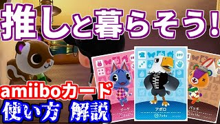【あつ森】初心者向け！amiiboカードの使い方 解説！【あつまれどうぶつの森　解説】