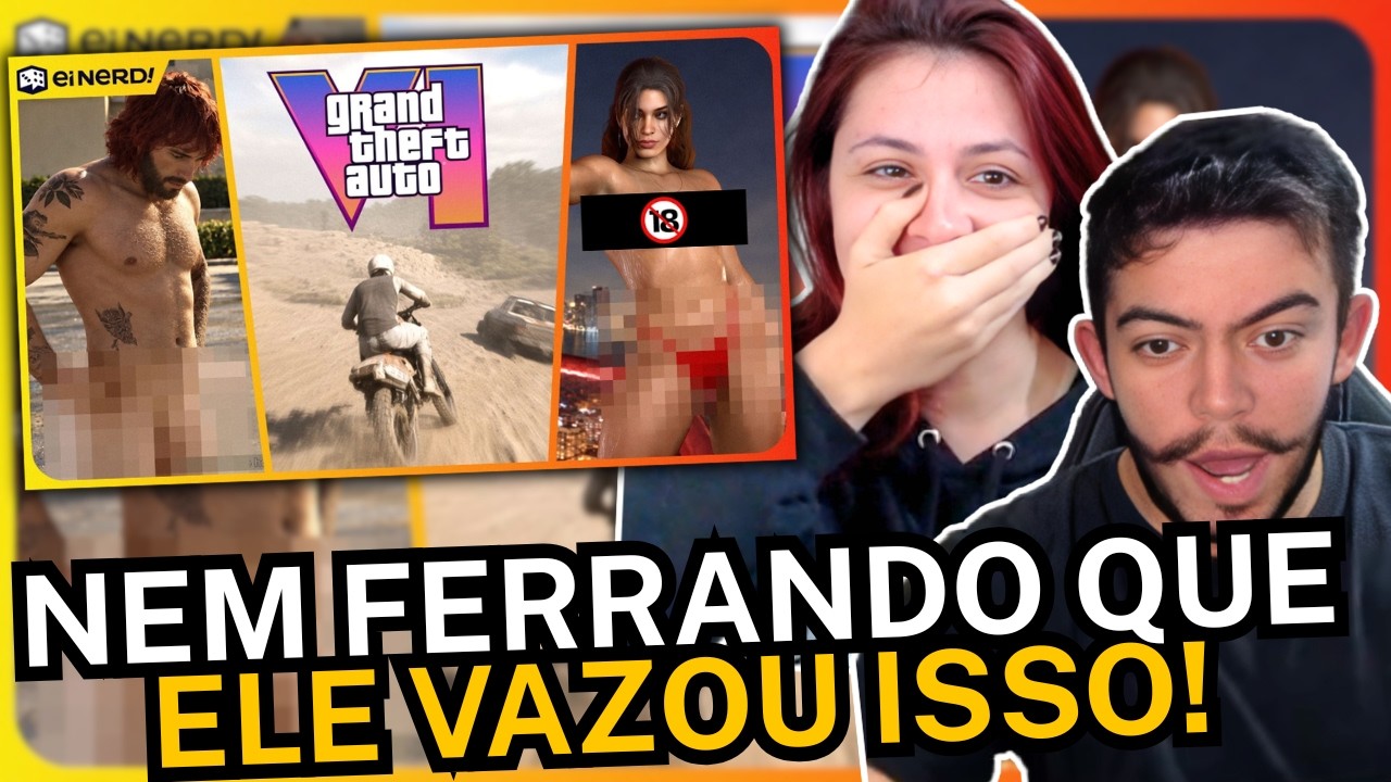 O MAIOR VAZAMENTO DO GTA 6 JASON PELADO E LÚCIA SEM CENSURA! | react