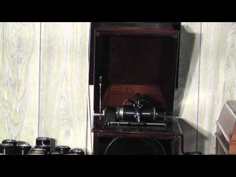 Edison blue amberol cylinder 4234 - Royal Tourist March Novelette by Shirley Spaulding