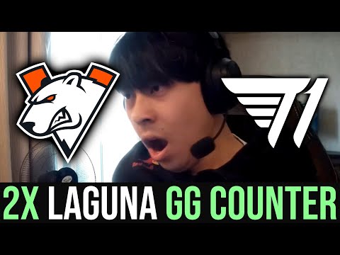 T1 vs VP - 2x LAGUNA GG COUNTER on The International 2022