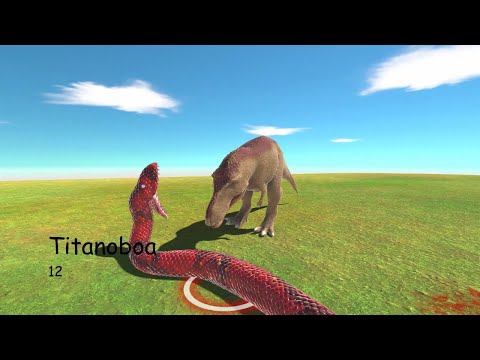 Who Is The Strongest - Titanoboa Vs Every Unit ARBS Animal Revolt Battle Simulator