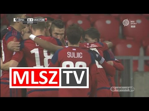 Gyurcsó Ádám gólja a DVSC-TEVA - Videoton FC mérkőzésen
