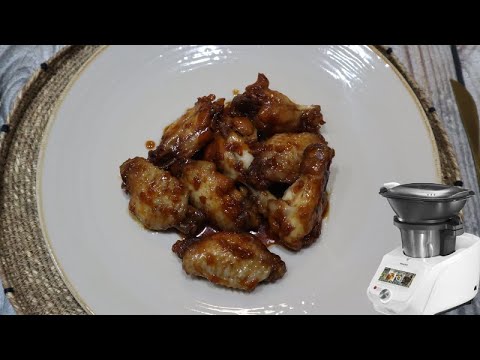 ALITAS DE POLLO CON SALSA SOJA Y MIEL EN MONSIEUR CUISINE (con indicaciones para otros robots)