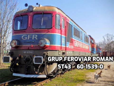 🚉🎺ST43 60-1539-0 & Marfar Grup Feroviar Român Tanker Train With Nice Engineer heading to Stamora