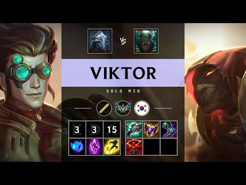 Viktor Mid vs Pyke - KR Challenger Patch 14.24