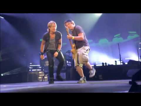 Rob Joyce Plays Guitar For Keith Urban on 