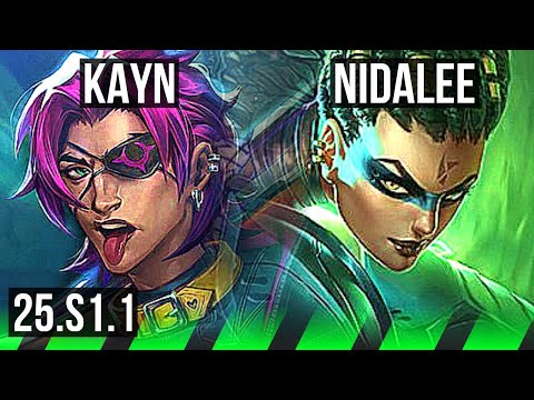 KAYN vs NIDALEE (JGL) | 6/0/8, Dominating | VN Challenger | 25.S1.1