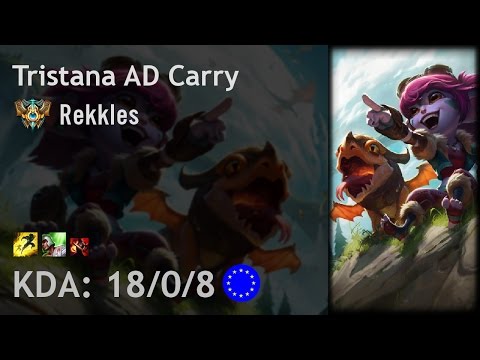 Tristana AD Carry vs Kalista - Rekkles - EUW Challenger Patch 7.7