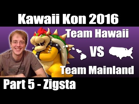 KKON16: SSB Wii U - Hawaii vs Mainland Crew Battle - Part 5 Zigsta