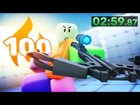 I Tried to SPEEDRUN a 100 WINSTREAK… (Roblox Rivals)