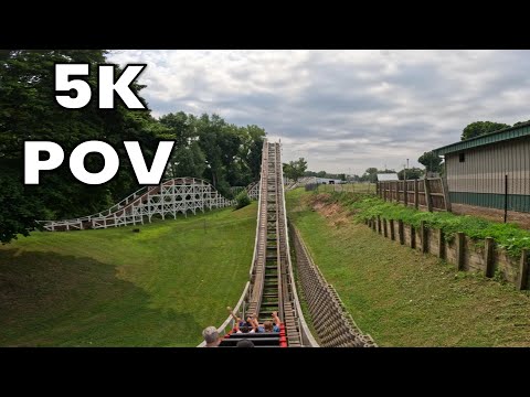 Back row point of view footage of Jack Rabbit